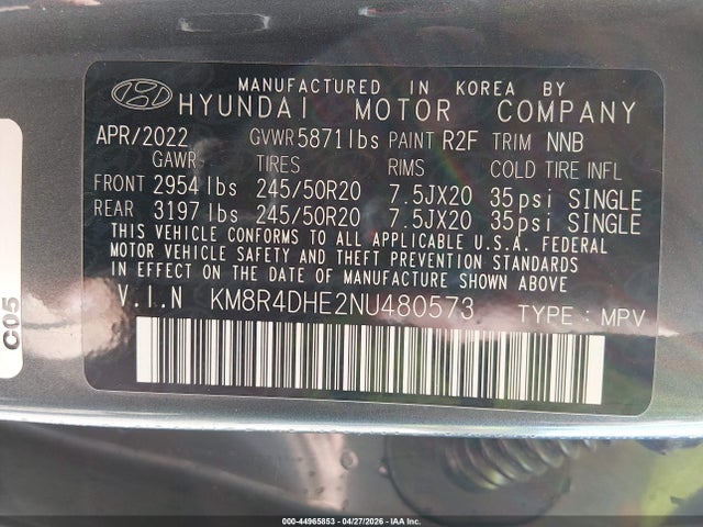 Hyundai PALISADE Sel