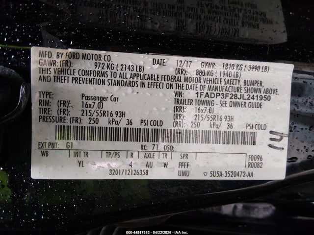 Ford Focus Se