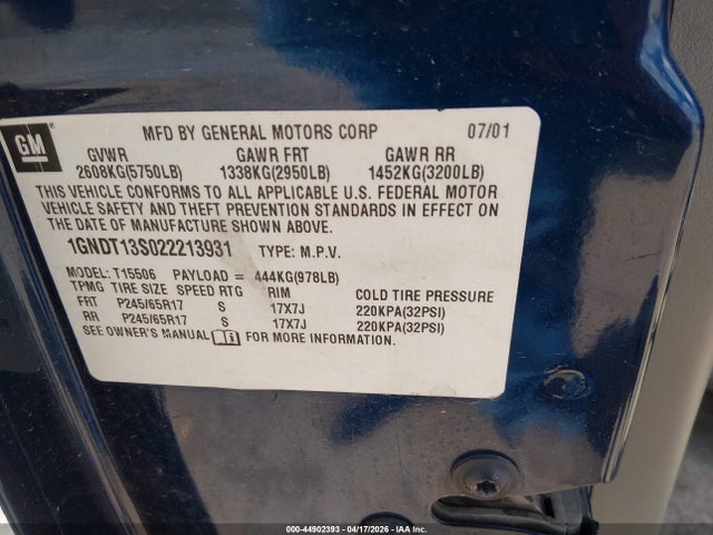 Chevrolet Trailblazer Ltz