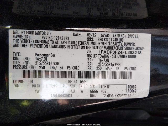 Ford Focus Se