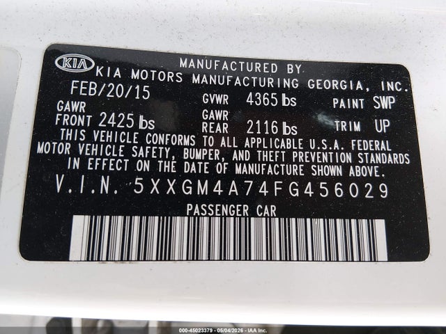 Kia Optima Lx