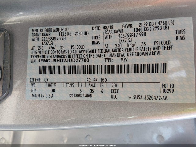Ford Escape Sel