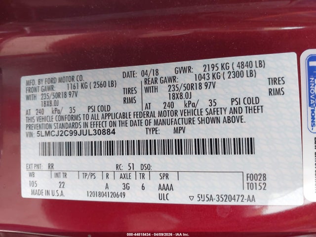 Lincoln MKC Select