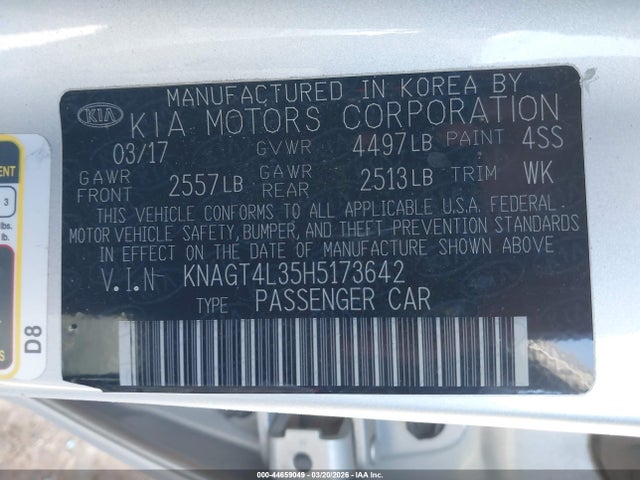 Kia Optima Lx