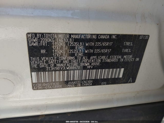 Toyota RAV4 Le