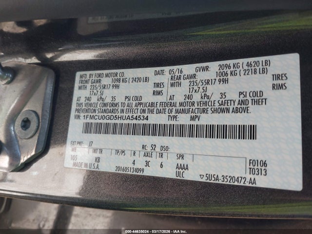 Ford Escape Se