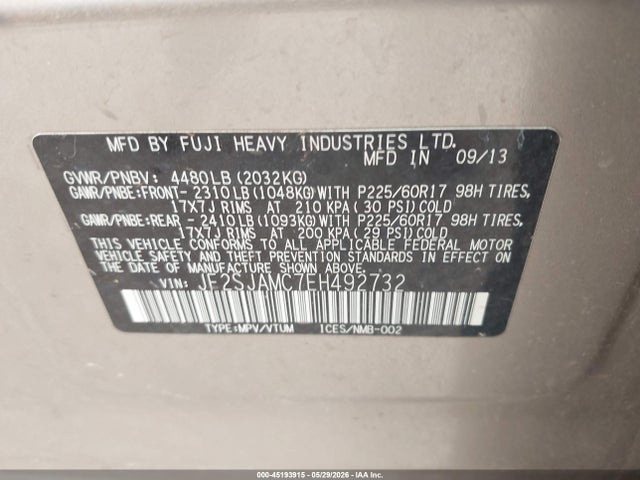 Subaru Forester 2.5i Touring