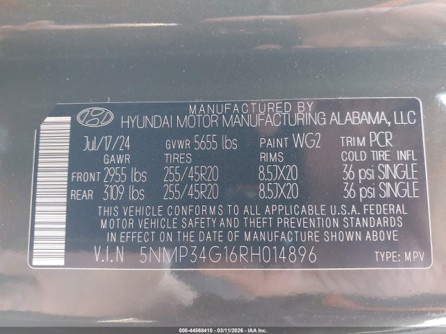 Hyundai SANTA FE Limited