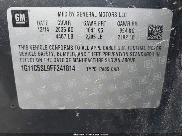 Chevrolet Malibu 1lt