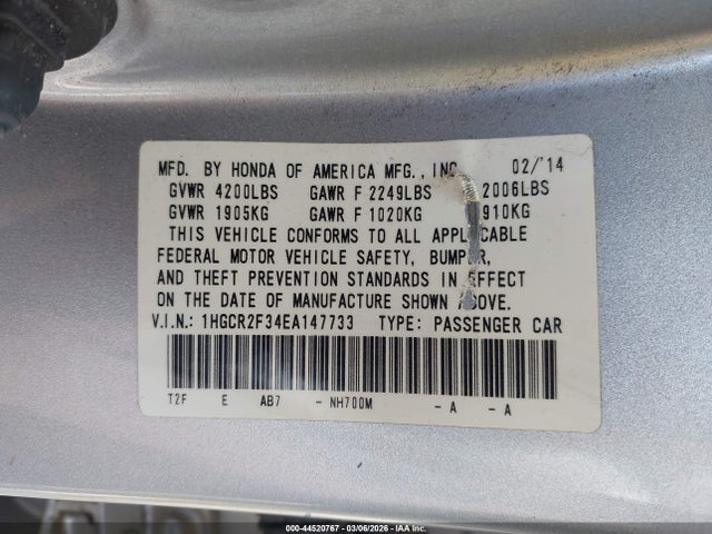 Honda Accord Lx