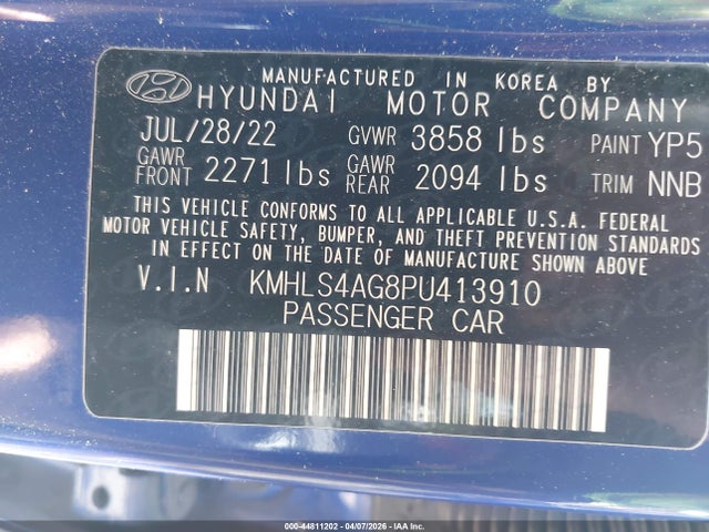 Hyundai ELANTRA Sel