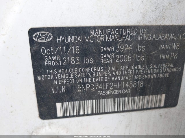 Hyundai ELANTRA Se