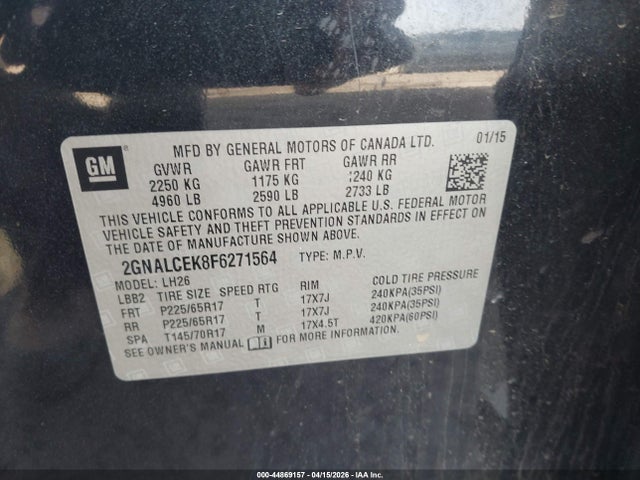 Chevrolet Equinox 2lt