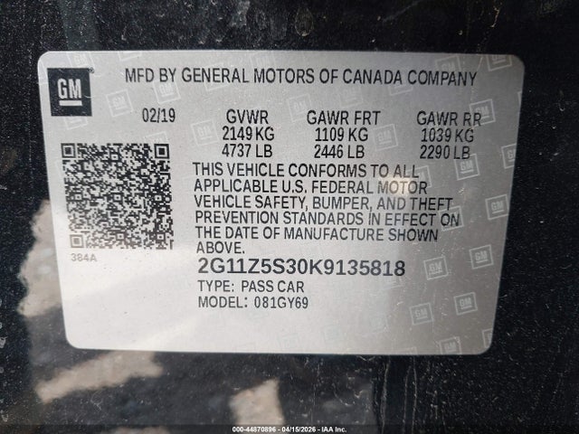 Chevrolet Impala Lt