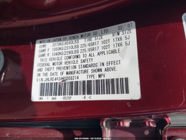 Honda CR-V Lx