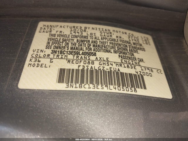 Nissan Versa 1.8sl