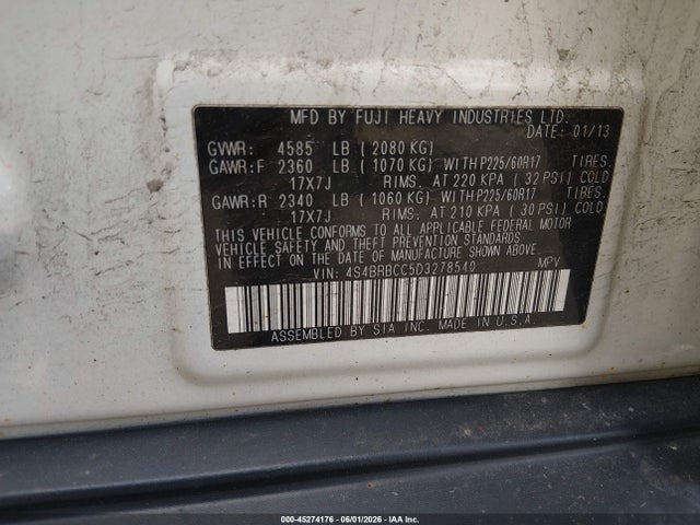Subaru Outback 2.5i Premium
