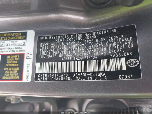 Toyota Camry Xle