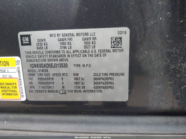 Chevrolet Traverse 1lt