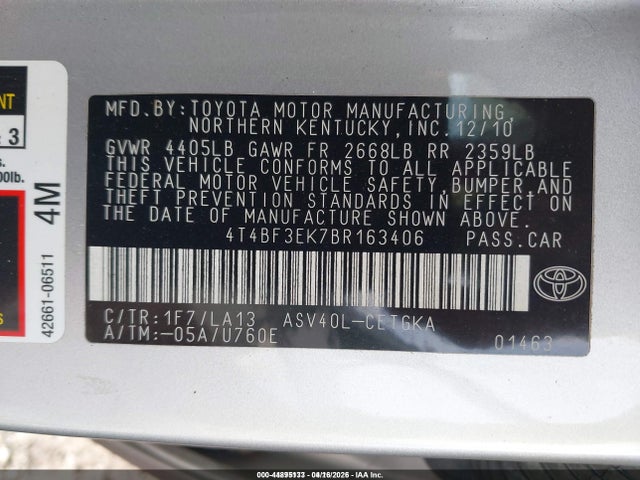 Toyota Camry Xle