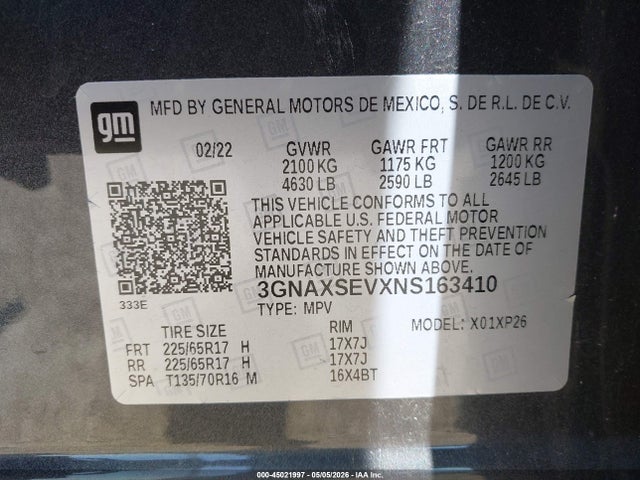 Chevrolet Equinox Awd Ls