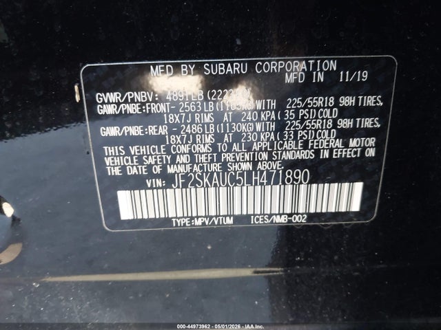 Subaru Forester Limited
