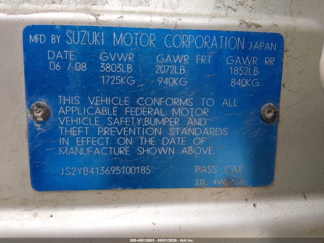 Suzuki SX4 Technology