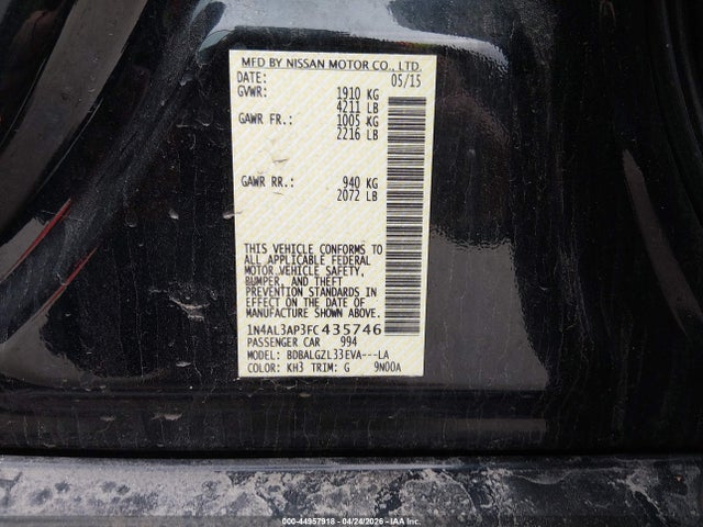 Nissan Altima 2.5 S
