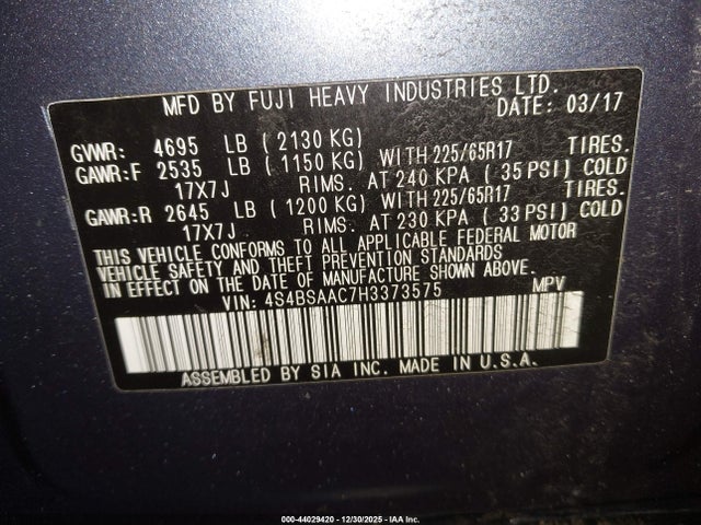 Subaru Outback 2.5i