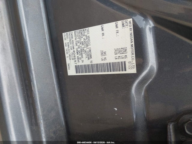 Nissan Altima Sv Fwd