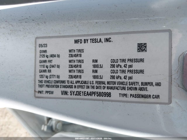 Tesla Model 3 Rear-wheel Drive
