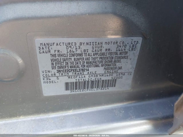 Nissan Versa Sv