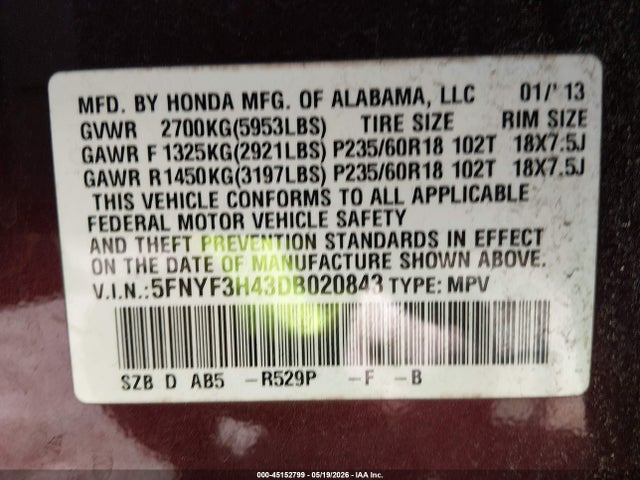Honda Pilot Ex