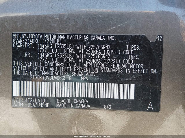 Toyota RAV4 Limited V6