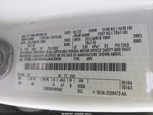 Ford Escape Sel