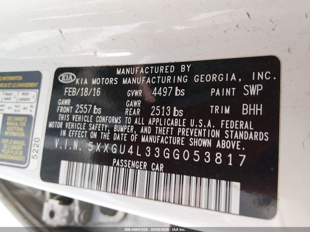 Kia Optima Ex