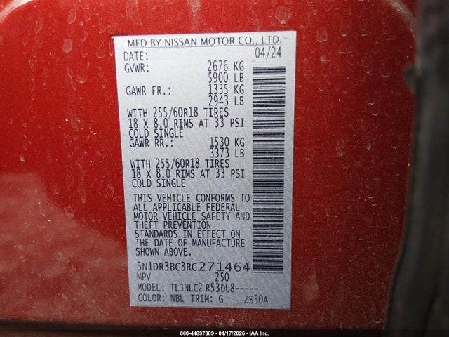 Nissan Pathfinder Sv 4wd