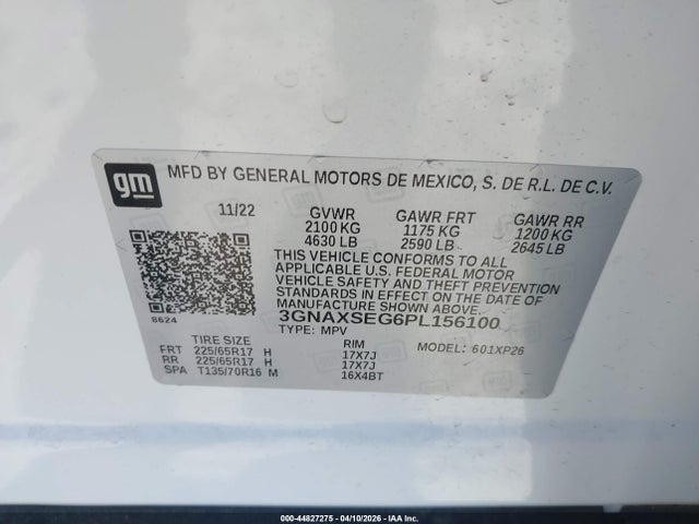 Chevrolet Equinox Awd Ls