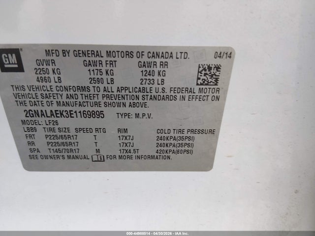 Chevrolet Equinox Ls