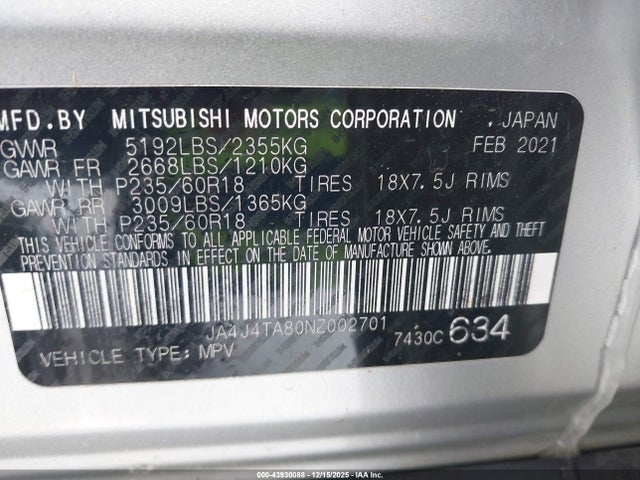 Mitsubishi Outlander Es 2.5 S-awc