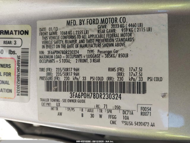 Ford Fusion Se