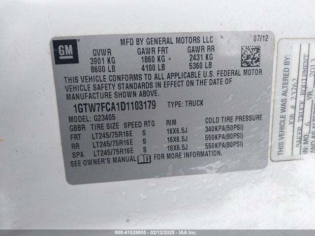 GMC Savana Work Van