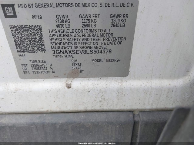 Chevrolet Equinox Awd Ls