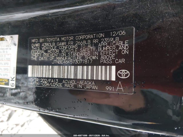 Toyota Camry Xle