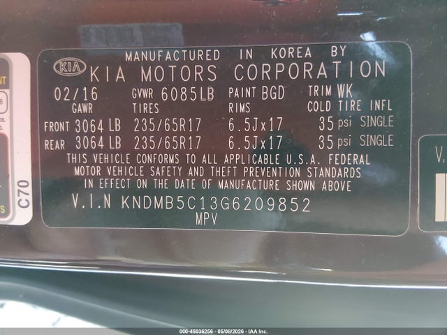 Kia Sedona Lx