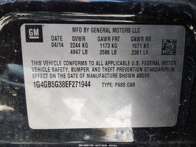 Buick LaCrosse Leather Group