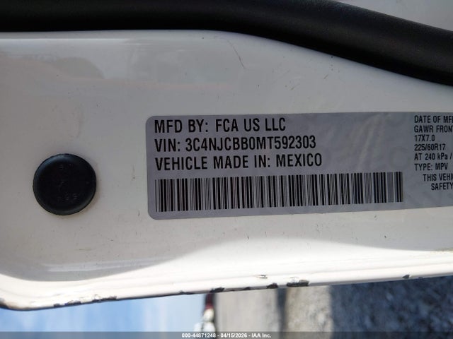 Jeep Compass Latitude Fwd