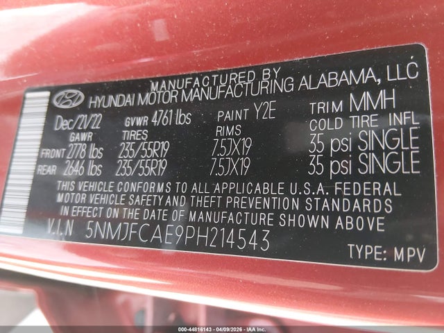 Hyundai TUCSON Sel
