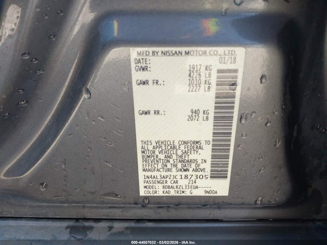 Nissan Altima 2.5 Sl