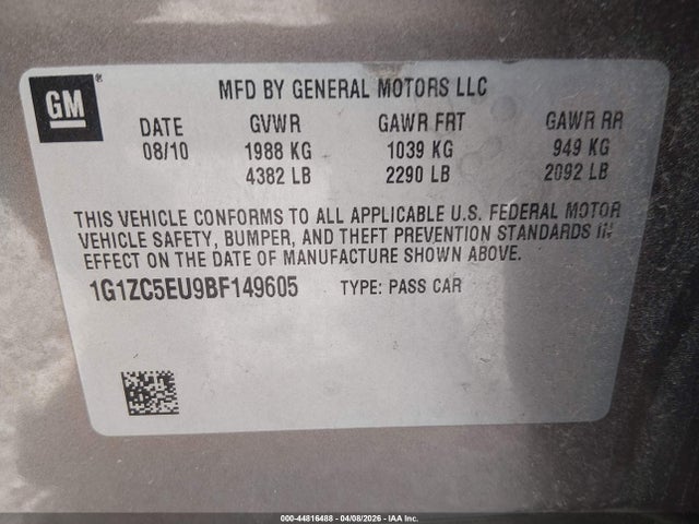Chevrolet Malibu 1lt